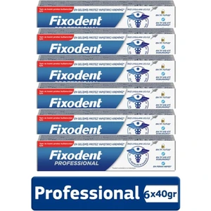 Professional Diş Protez Yapıştırıcı Krem 40GR x 6