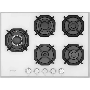 Emnçelik Ankastre 70CM 5 Gözlü Wow'lu Beyaz Cam Ocak Ah 2250 Sbw WG70 2250BYZMASTER