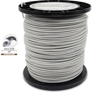 Spring Garden Motorlu Tırpan Misinası 3,3 mm Extra Çelik Telli Rulo 200 mt (Diken, Ot, Çimen Kesme)