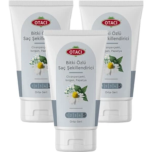 Ot  Bitkisel Saç Şekillendirici Orta Sert 150ML x 3 Adet