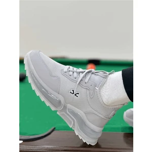 Erkek Spor, Jel Taban, Nefes Alabilen Anorak Gövde, Gri Sneaker, Spor Ayakkabı