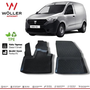 Dacia Dokker Panelvan Paspas 2012 Sonrası 3D Havuzlu Wöller Paspas