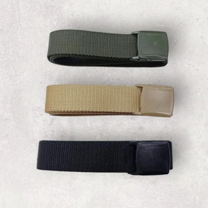 Anti Alerjik Tpu Plastik Toka Taktik Model Outdoor 3 Renk Takım Kemer Seti (Haki-Siyah-Kum Beji)