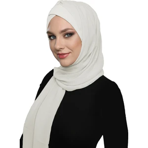 Fidan Bone Şallı Takmatik Sade Hazır Türban Tesettür Bone Namaz Örtüsü