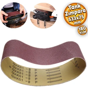 Sonsuz Bant Tank Palet Zımpara 53.3x7.5 cm 180 Kum