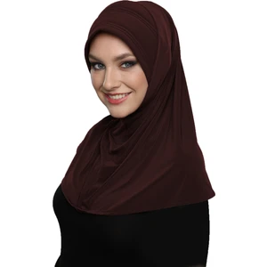 Fidan Bone Takmatik Sade Hazır Türban Tesettür Bone Namaz Örtüsü