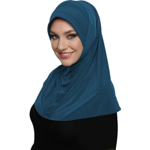 Fidan Bone Takmatik Sade Hazır Türban Tesettür Bone Namaz Örtüsü