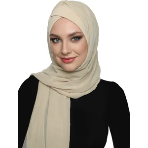 Fidan Bone Şallı Takmatik Sade Hazır Türban Tesettür Bone Namaz Örtüsü
