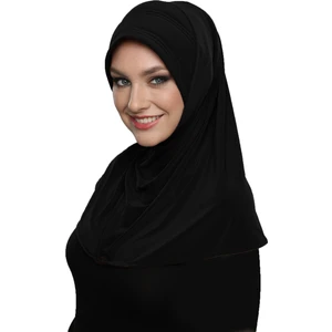 Fidan Bone Takmatik Sade Hazır Türban Tesettür Bone Namaz Örtüsü