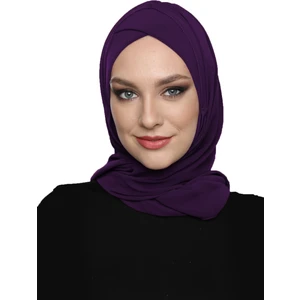 Fidan Bone Şallı Takmatik Sade Hazır Türban Tesettür Bone Namaz Örtüsü
