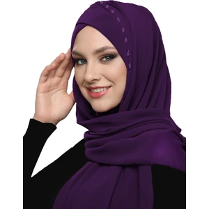 Fidan Bone Şallı Takmatik Taşlı Hazır Türban Tesettür Bone Namaz Örtüsü