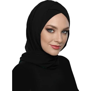 Fidan Bone Şallı Takmatik Sade Hazır Türban Tesettür Bone Namaz Örtüsü