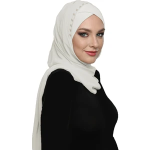 Fidan Bone Şallı Takmatik Taşlı Hazır Türban Tesettür Bone Namaz Örtüsü