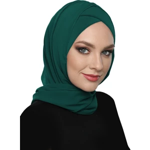 Fidan Bone Şallı Takmatik Sade Hazır Türban Tesettür Bone Namaz Örtüsü