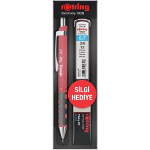 Tikky Okul Seti Uç+ Silgi Hediyeli Versatil Seti 0.7 Gül Kurusu