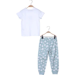Kız Çocuk Kısa Kollu Pijama Takımı