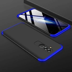 Huawei Mate 20 Lite Kılıf   Ays Kapak Siyah - Mavi