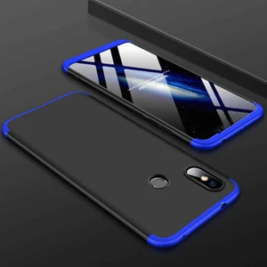 Xiaomii  Redmi Note 6 Pro Kılıf   Ays Kapak Siyah - Mavi