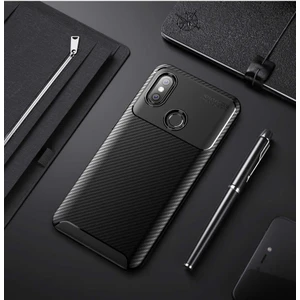 Xiaomii  Redmi Note 6 Pro Kılıf Karbon Silikon Case Siyah