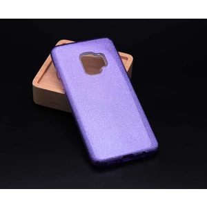 Samsung Galaxy A6 2018 Kılıf Simli Parlak Shining Kapak Mor