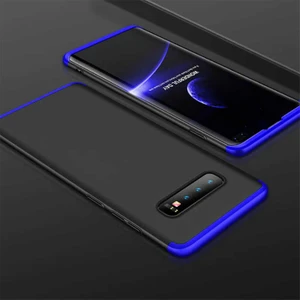 Samsung Galaxy S10 Plus Kılıf   Ays Kapak Siyah - Mavi