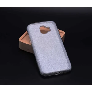 Samsung Galaxy J2 Pro 2018 Kılıf Simli Parlak Shining Kapak Gümüş