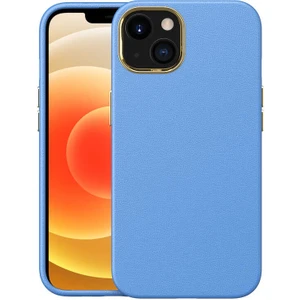 Apple iPhone 13 Mini Kılıf Deri Natura Kapak Mavi