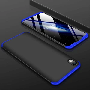 Xiaomii  Redmi 7A Kılıf   Ays Kapak Siyah - Mavi