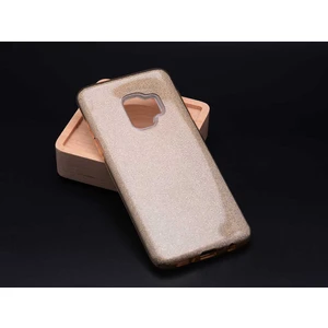 Samsung Galaxy A6 2018 Kılıf Simli Parlak Shining Kapak Gold