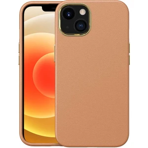 Apple iPhone 13 Mini Kılıf Deri Natura Kapak Kahverengi