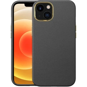 Apple iPhone 13 Mini Kılıf Deri Natura Kapak Siyah