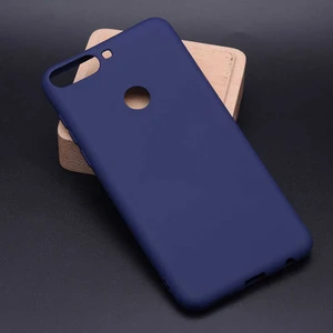 Huawei Y7 2018 Kılıf Soft Mat Premier Case Lacivert