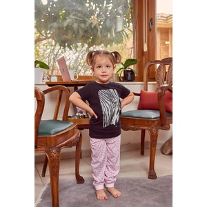 Kız Çocuk Kısa Kollu Pijama Takımı