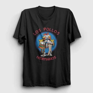 Unisex Siyah Los Pollos Hermanos Breaking Bad T-Shirt