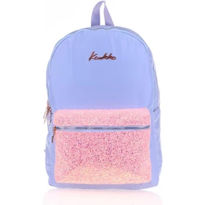 Bright Sırt Çantası Taşlı Floral Mavi K1521