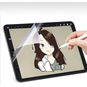 Alfa MEC Apple iPad Pro 11 Inç 2. Nesil Ekran Koruyucu Eskiz Grafik Kalemle Çizim Mat Film Paper Like
