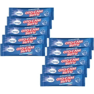 Yeni Nesil Silikonlu Konsantre Oto Cam Suyu Ultra Etkili ( 10 Paket = 40 Litre )