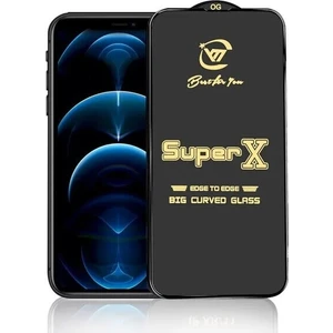 Skv Mobile iPhon XS Max  Süper X  Kavisli Ekran Koruyucu kırılmaz Cam Ultra Kalınlık 0.40MM