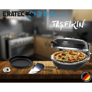Eratec Taş Fırın Seti Elektrikli Pizza ve Lahmacun Fırını Pm-27