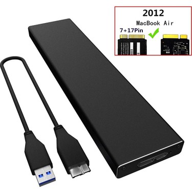 Keepro 2012 macbook SSD USB Çevirici 7+17 Pin macbook SSD Fiyatı