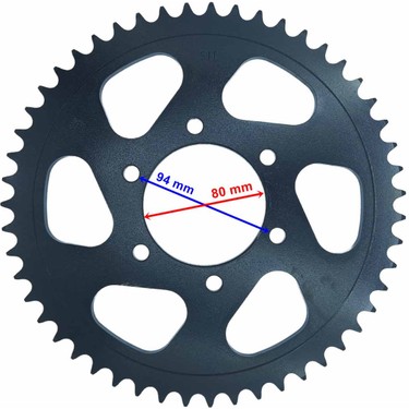 Motohane Cf Nk 400 Arka Dişli 520-51T Iç 80 mm 6 Delikli Fiyatı