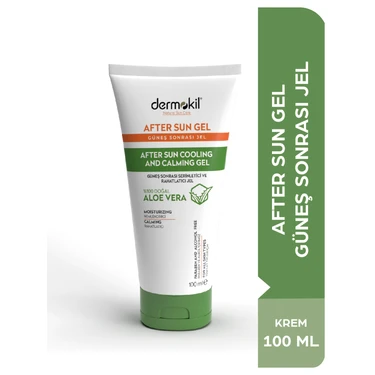 Dermokil After Sun Gel-Güneş Sonrası Serinletici ve Rahatlatıcı Jel 100