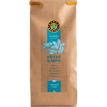 Kahve Dünyası Vanilyalı Filtre Kahve 250 gr French Press Menşei Türkiye Yumuşak