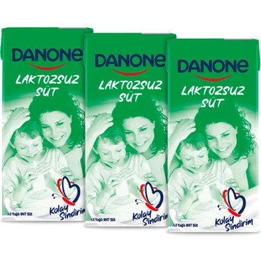 Danone Laktozsuz UHT Süt 3x1L — Hepsiburada ürün görseli