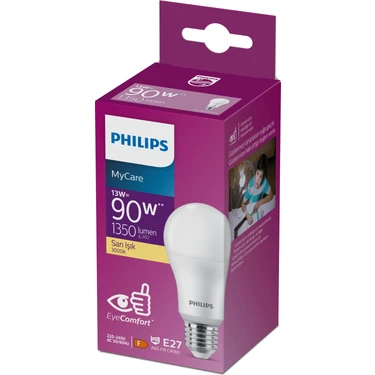 PHILIPS LED 13W AMPUL 3000K SARI