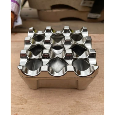 KT Home Küllük Metal Kare Kırılmaz Paslanmaz Cafe Kafe Küllük Restaurant Çay Bahçesi (Kül
