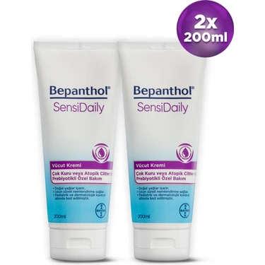 Bepanthol Sensidaily 200 ml 2'li Avantajlı