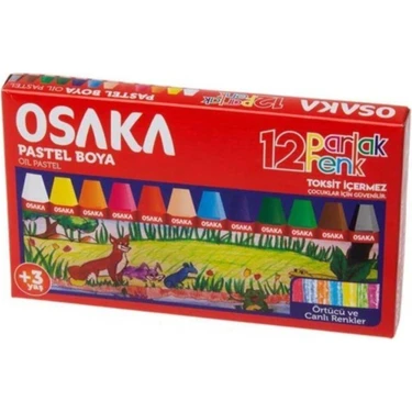 Osaka 12 Renk Pastel Boya 12
