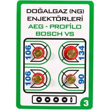 Universal 7 mm Doğalgaz Enjektör Ocak