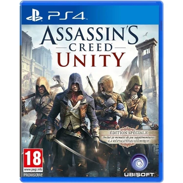 Ubisoft Assassin's Creed Unity PS4 Oyun Dönüştürücü Adaptör ile Güçlü Oyun